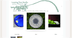 Desktop Screenshot of leaningtreepottery.com